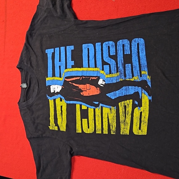 'Panic! At the Disco' short sleeve,black graphic tee Concert Tour 2016 Med. EUC - Picture 3 of 7